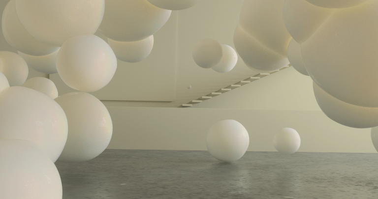 ABSTRACT BALLS IN A ROOM 2